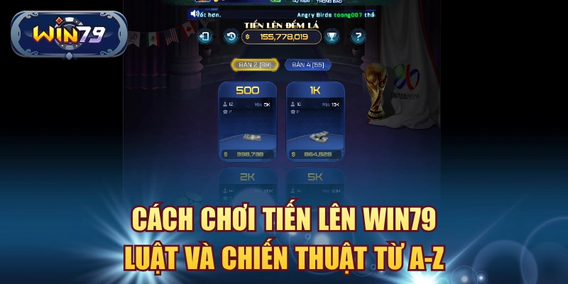 Cách chơi tiến lên Win79
